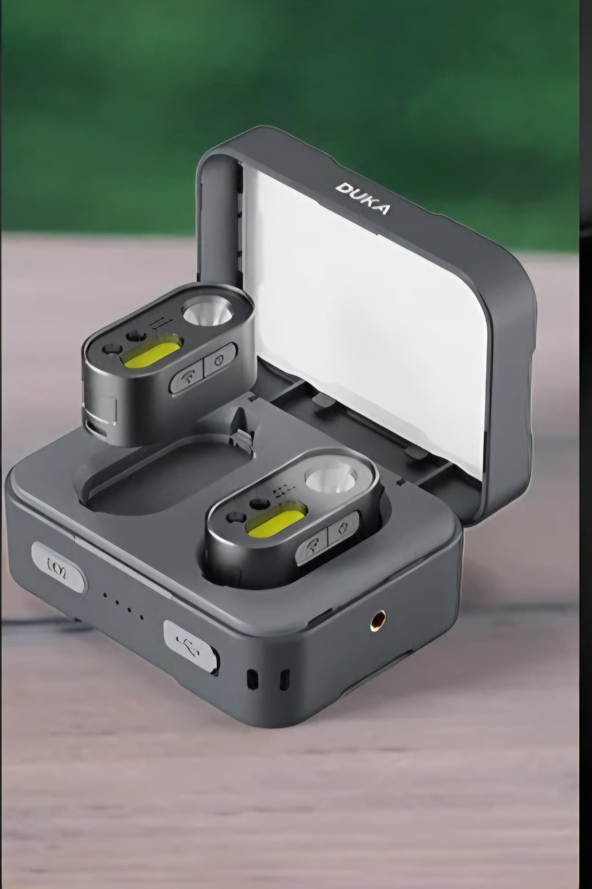 MH1 Rechargeable Motion Sensor LED/COB Headlamp with 6600mAh Charging Case