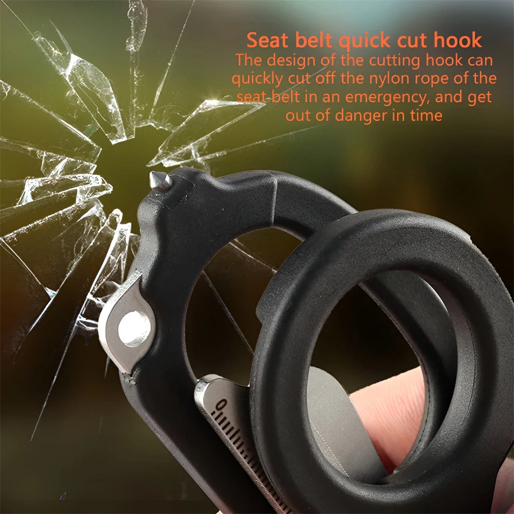 PROTAC™ Trauma Shears, Multifunction Emergency Response Shears with Strap Cutter, Ring Shear, and Glass Breaker. Holster Compatible.