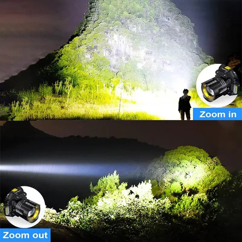 Rechargeable Motion Sensor LED Headlamp with COB Light