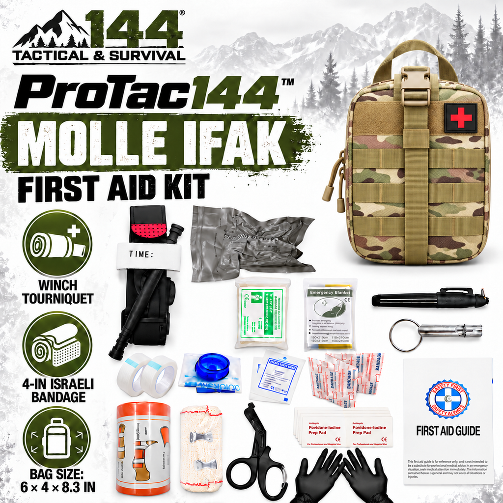 ProTac144 Trauma IFAK Response Kit (Pre-filled)