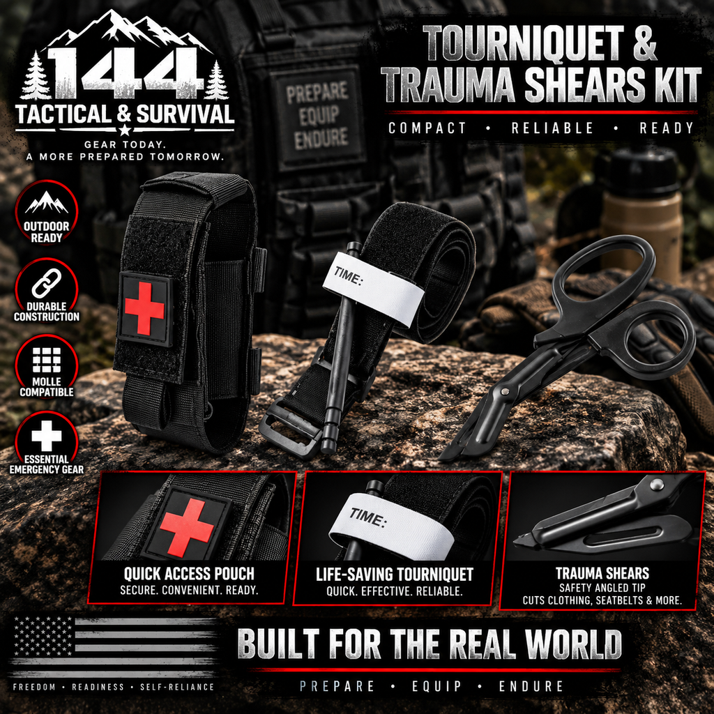 MOLLE Tourniquet & Trauma Shears Kit