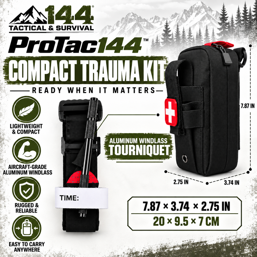 EDC Emergency IFAK (Individual First Aid Kit), First Responder Ready IFAK.