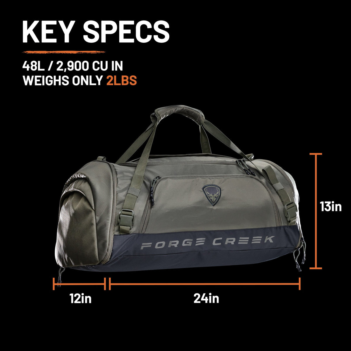 The Forge Creek® Icon Pro Gear Bag | 144 Tactical