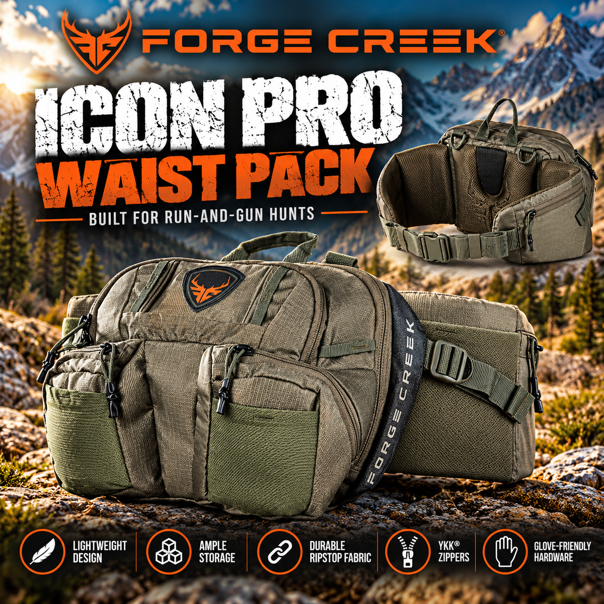 Forge Creek® Icon Pro waist pack | 144 Tactical