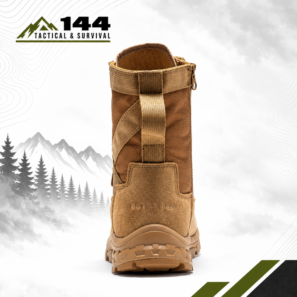 Botas Pro Sand Men's 8 inch Side Zipper Military Tactical Boots BP401