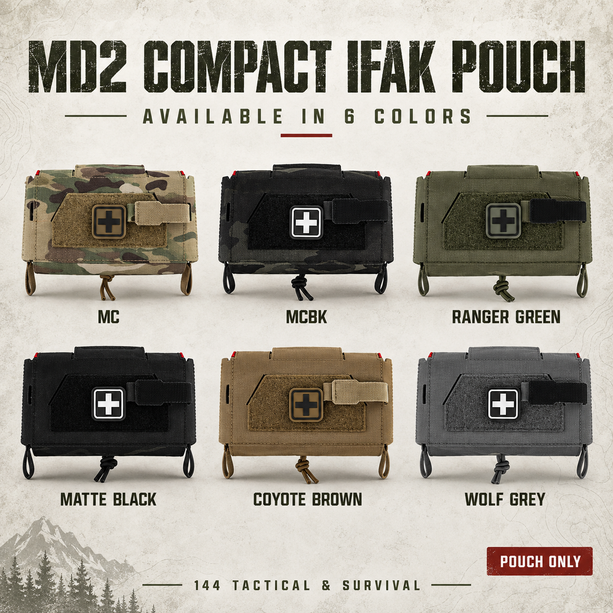 MD2 Compact MOLLE Tactical IFAK Pouch