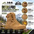 Botas Pro Sand 8 Inch Waterproof Tactical Boots with VIBRAM® Traction Lug Outsole  BP22810