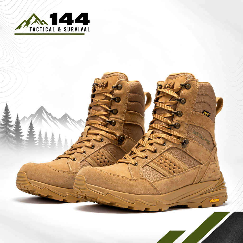 Botas Pro Sand 8 Inch Waterproof Tactical Boots with VIBRAM® Traction Lug Outsole  BP22810