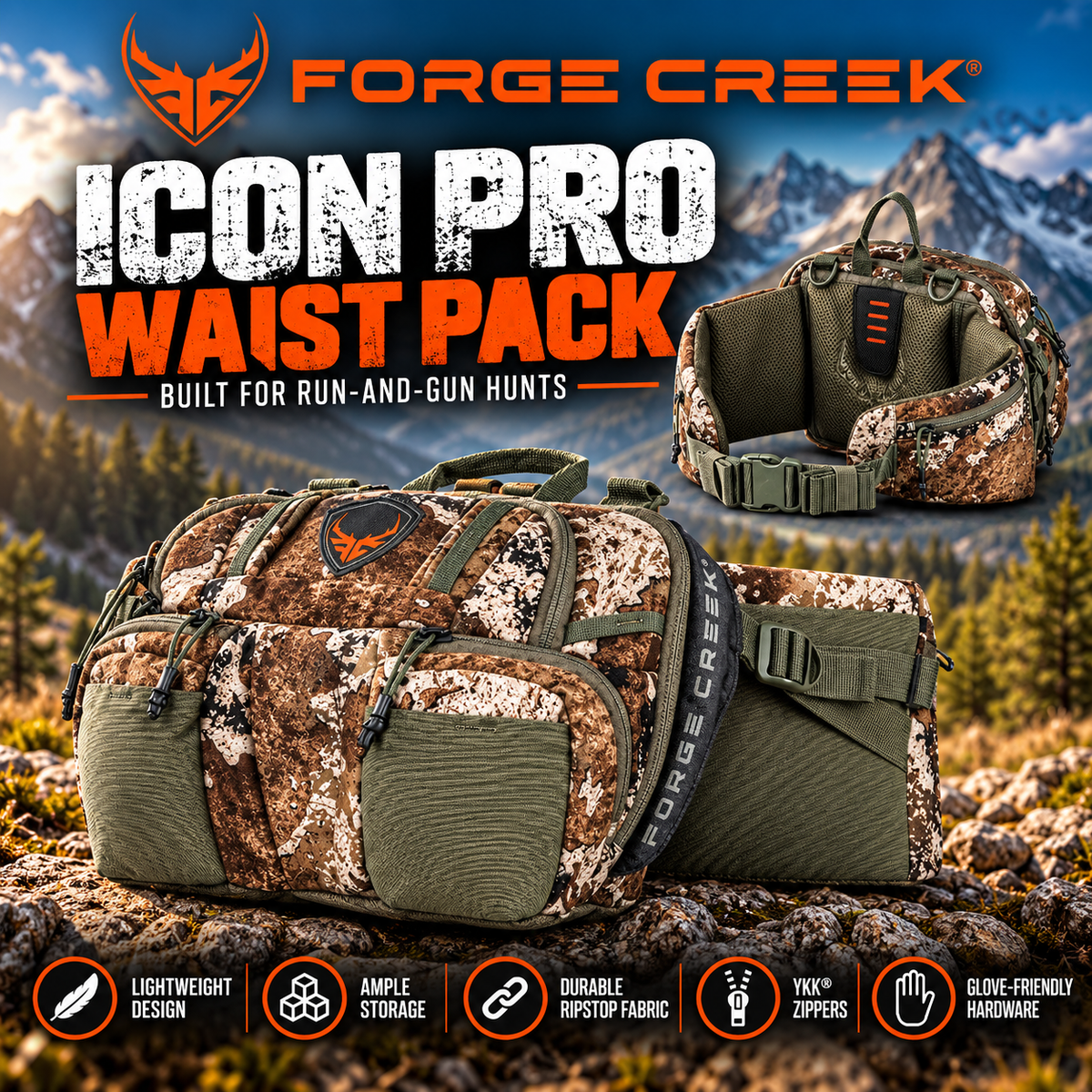 Forge Creek® Icon Pro waist pack | 144 Tactical