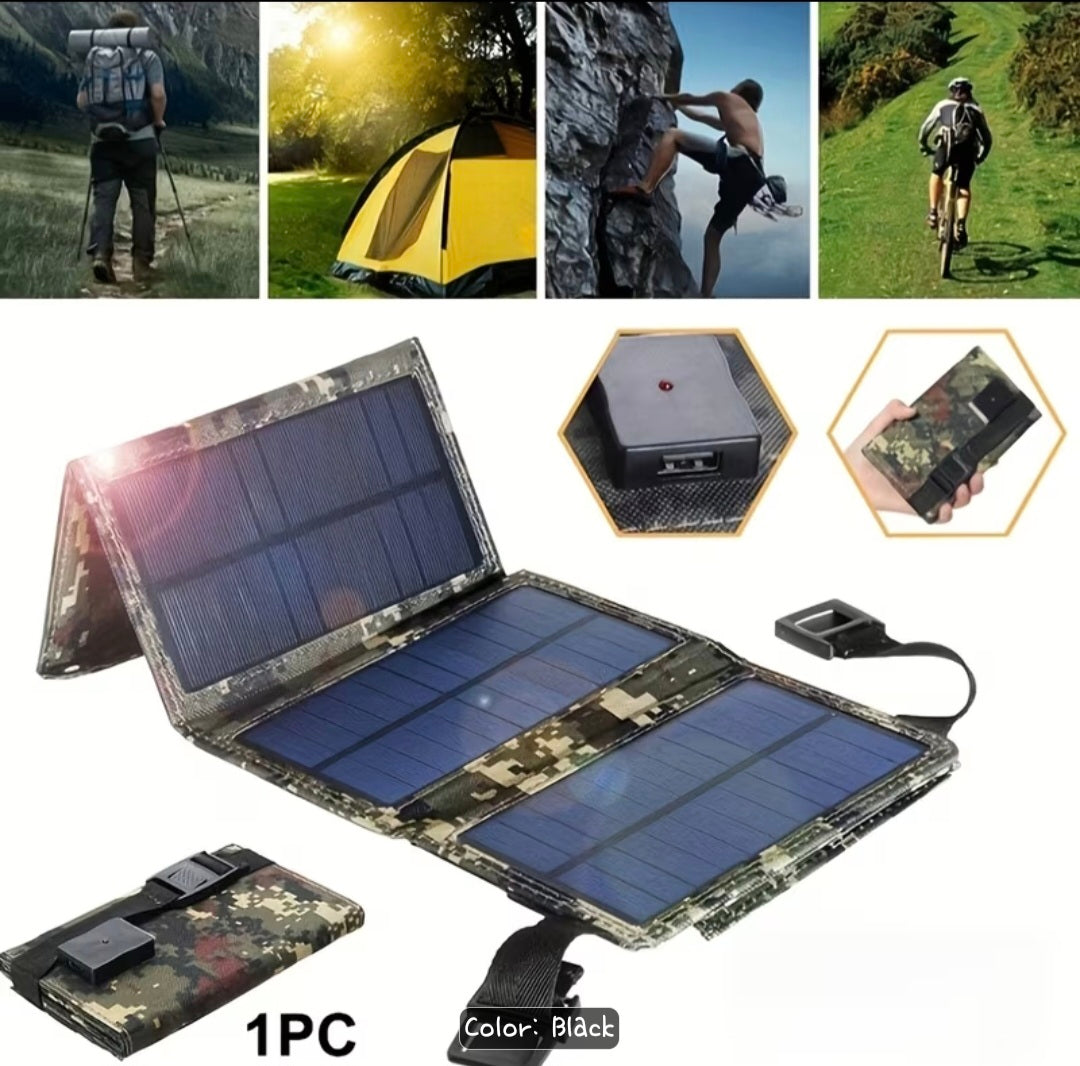80W Compact USB Folding Solar Panel Charger