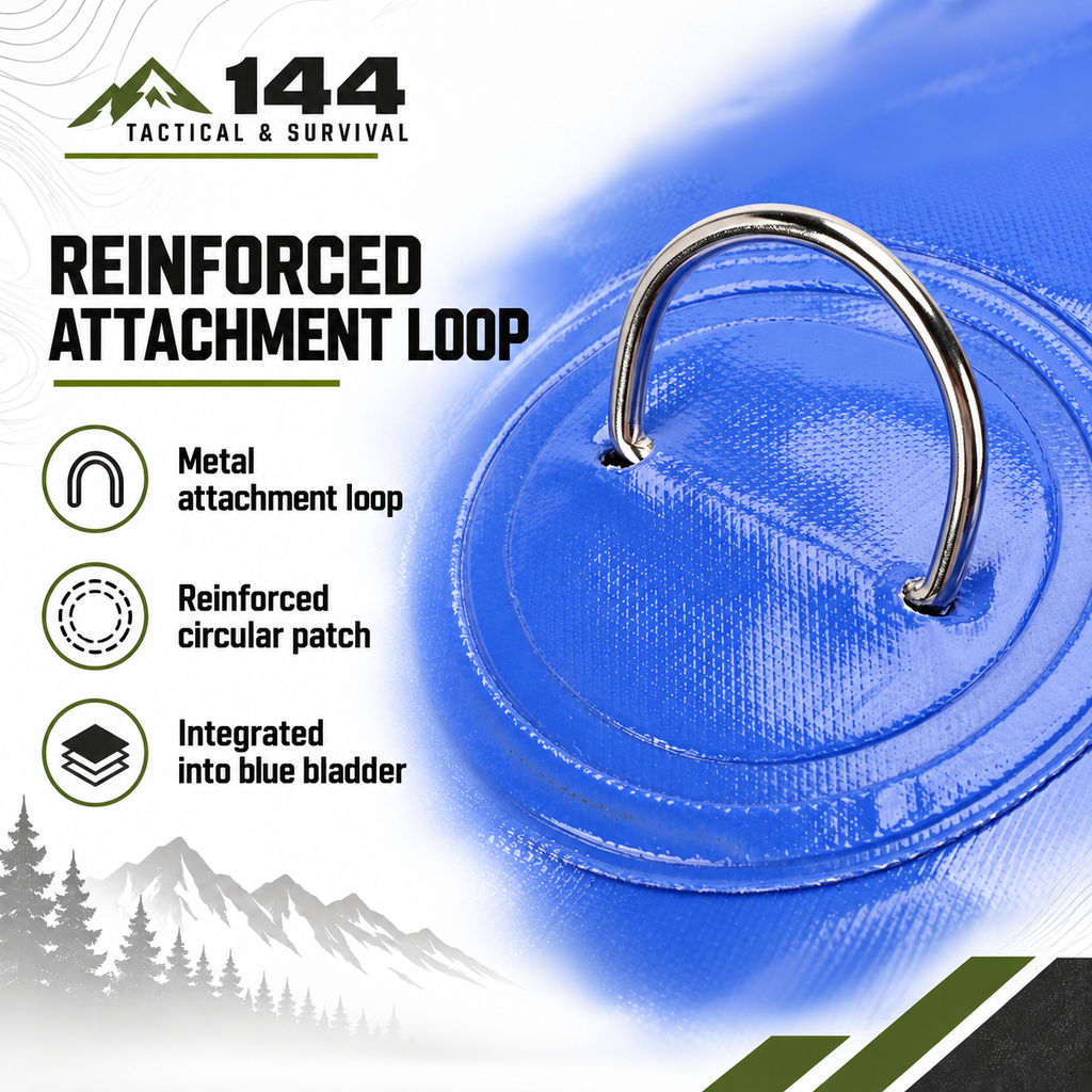 29 Gallon/110L Collapsible PVC Soft Water Storage Bladder.  Camping, Emergency Prep, and Firefighting,