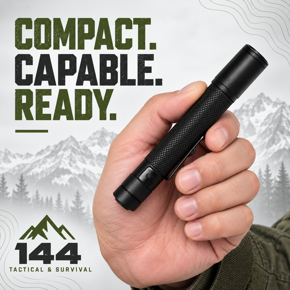 150-Lumen EDC Tactical LED Penlight