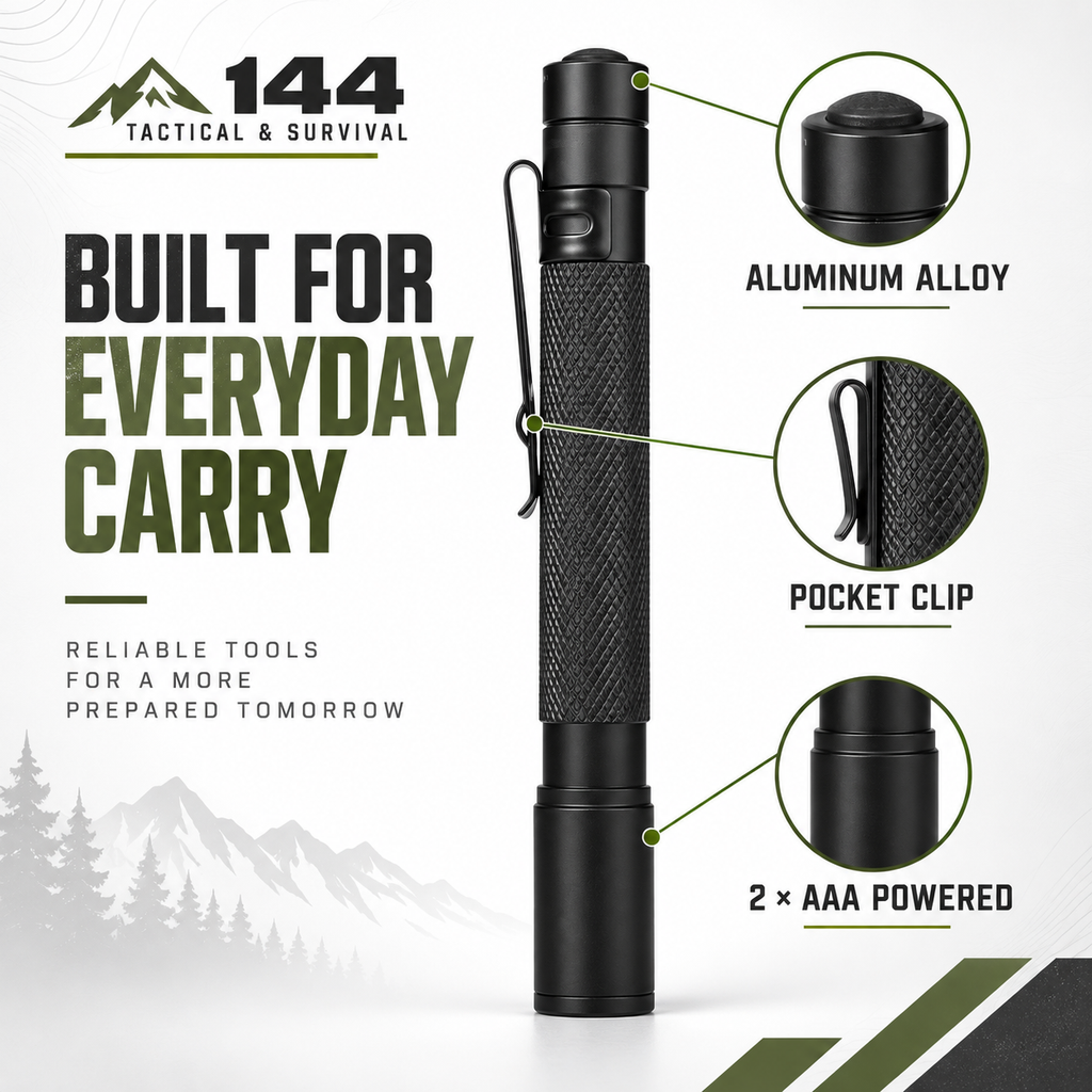 150-Lumen EDC Tactical LED Penlight