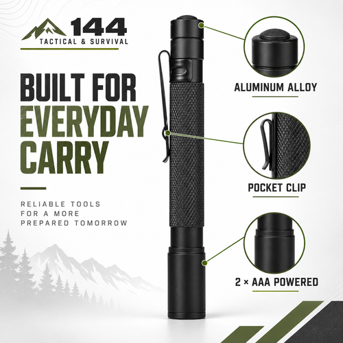 150-Lumen EDC Tactical LED Penlight