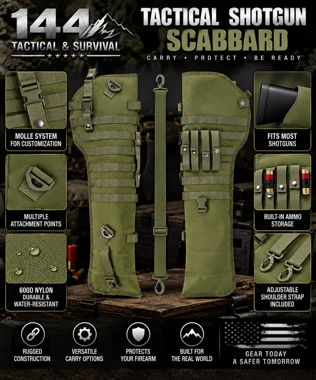 34" Tactical Long Gun Rifle Scabbard