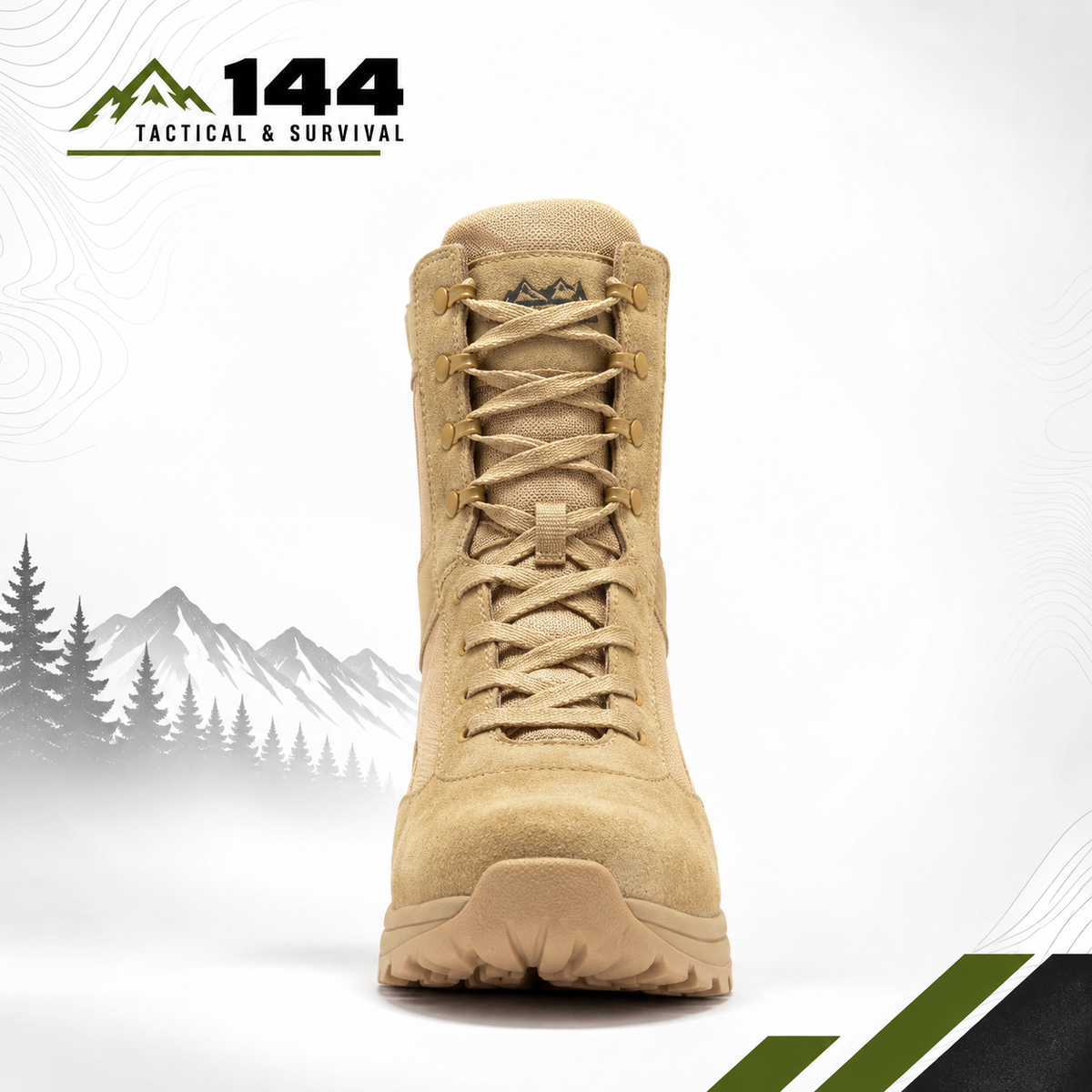Botas Pro Sand Men's 8 inch Side Zipper Military Tactical Boots BP701
